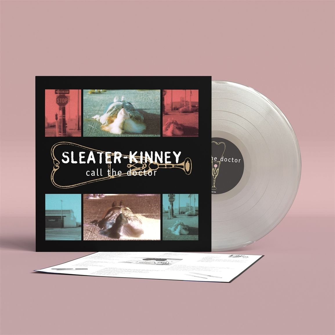 SLEATER-KINNEY - CALL THE DOCTOR : WHITE PEARLESCENT - LP