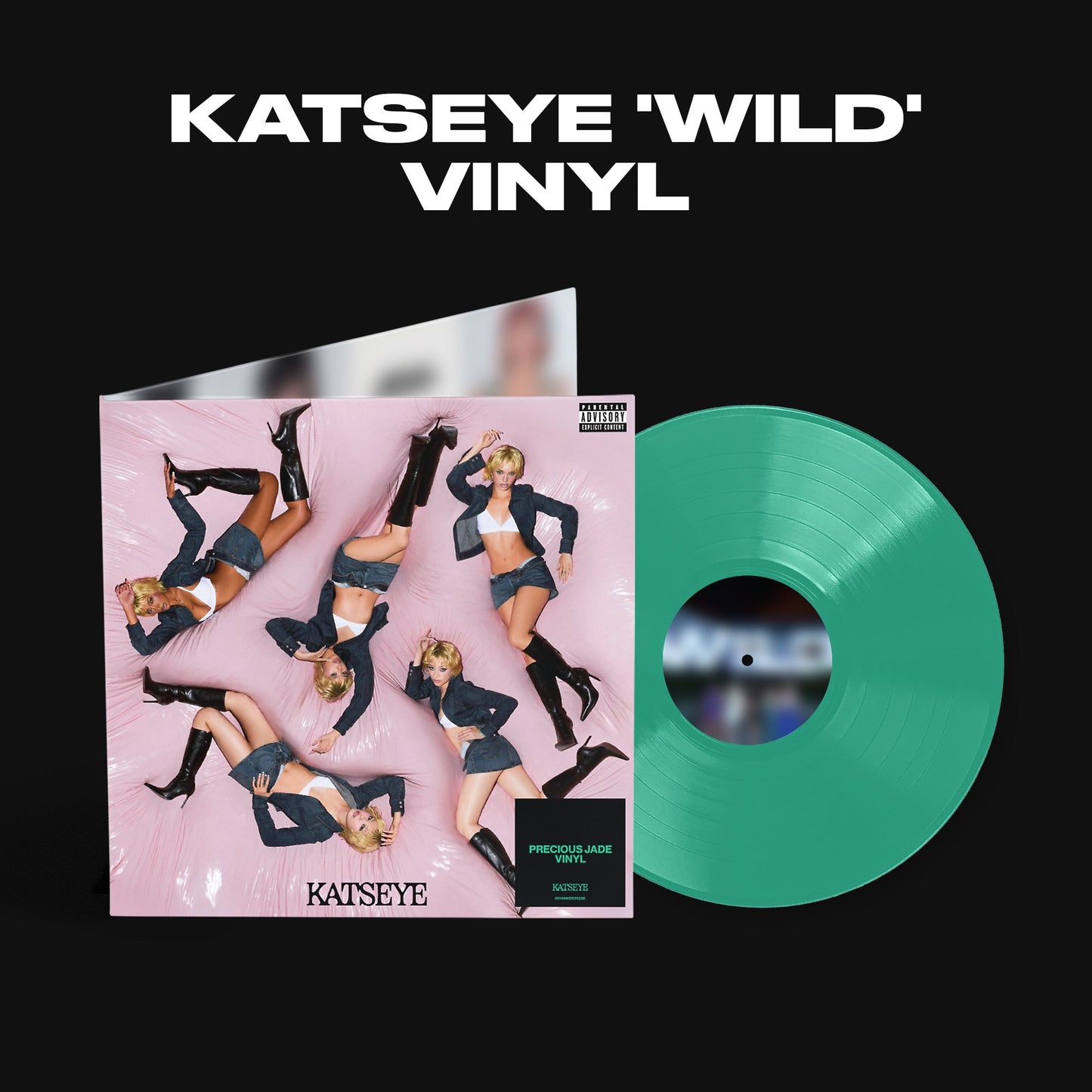 KATSEYE - WILD: PRECIOUS JADE GREEN VINYL (EP) - LP
