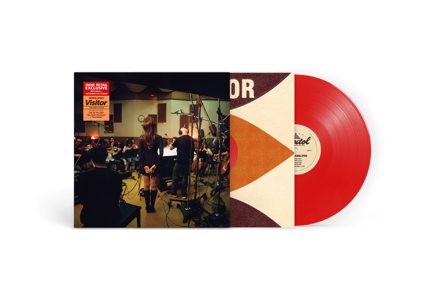 SPIRO, SIENNA - VISITOR: RED VINYL (ALTERNATE COVER) - LP