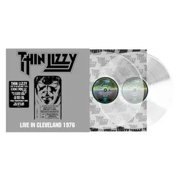 THIN LIZZY - LIVE IN CLEVLAND 1976: CLEAR VINYL (2LP) - LP
