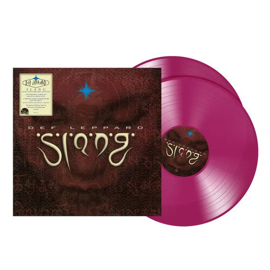 DEF LEPPARD - SLANG+ 10 : 2LP SET MAGENTA VINYL - LP