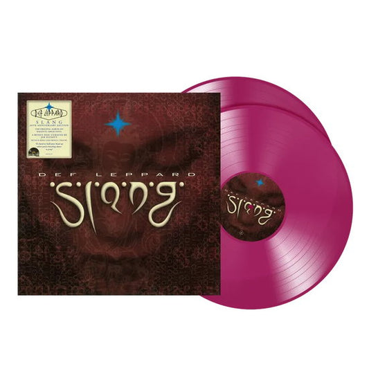 DEF LEPPARD - SLANG+ 10 : 2LP SET MAGENTA VINYL - LP