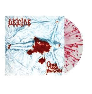DEICIDE - ONCE UPON THE CROSS: CLEAR/RED SPLATTER - LP