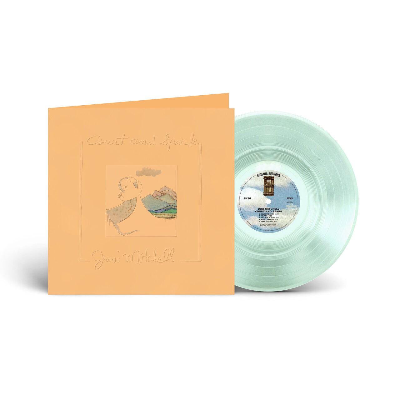 MITCHELL, JONI - COURT & SPARK : BOTTLE-GREEN CLEAR - LP