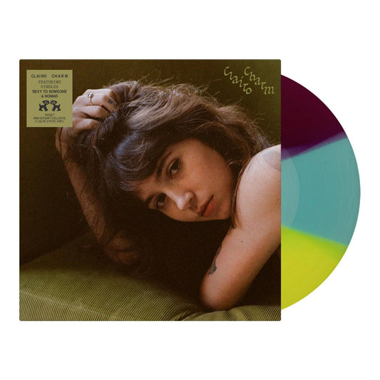 CLAIRO - CHARM : YELLOW BLUE & PURPLE STRIPED - LP