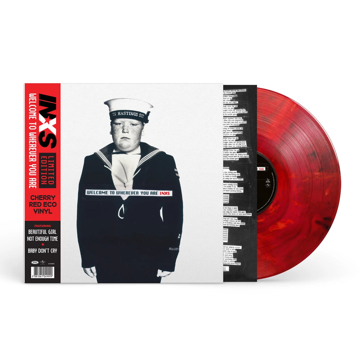 INXS - WELCOME TO WHEREVER YOU ARE : CHERRY RED - LP