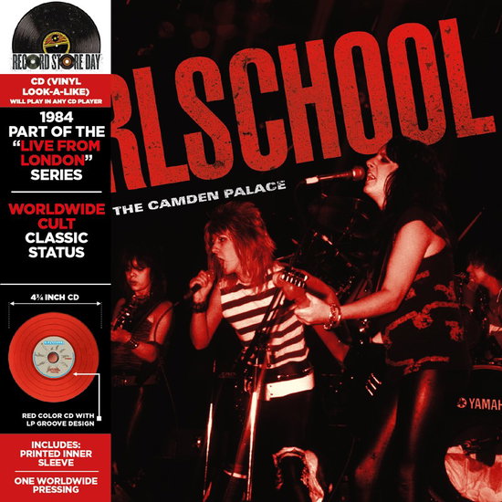 GIRLSCHOOL - LIVE FROM THE CAMDEN PALACE: RED CD - CD