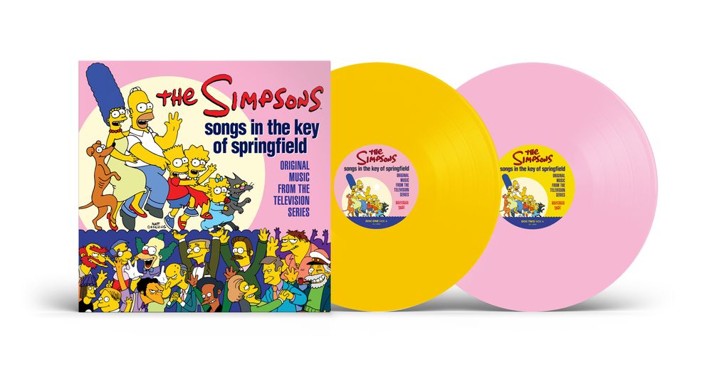 SIMPSONS - SONGS IN THE KEY OF SPRINGFIELD : COLOUR - LP