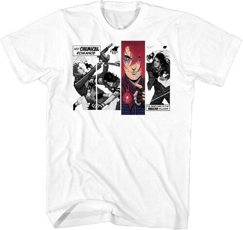 MY CHEMICAL ROMANCE - DANGER DAYS COMIC : MEDIUM (WHITE) - TSH