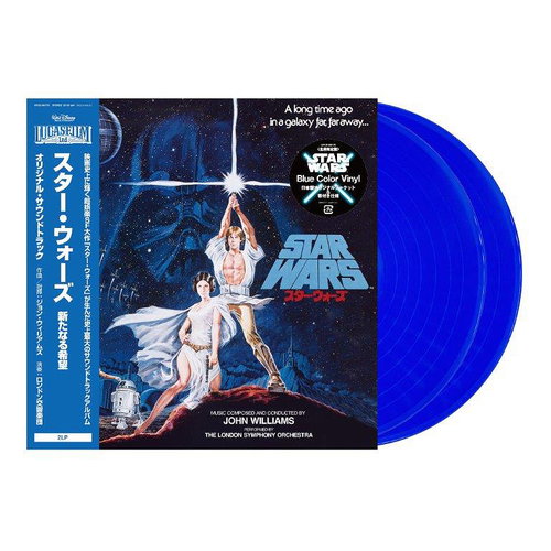 STAR WARS : A NEW HOPE - SOUNDTRACK : 2LP CLEAR VINYL JAPANESE - LP