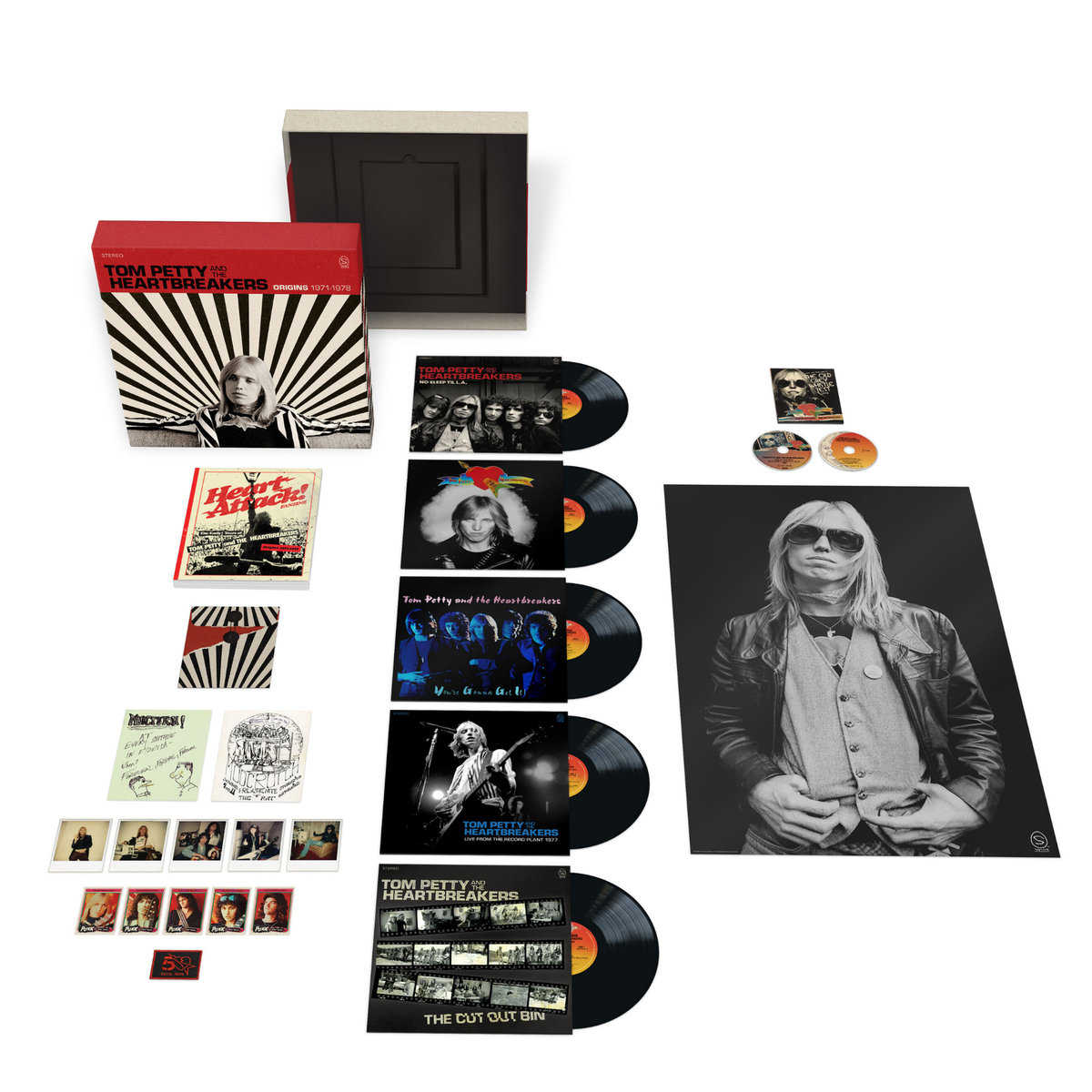 PETTY, TOM & THE HEARTBREAKERS - ORIGINS 1971-1978 (5LP+DVD) - LP