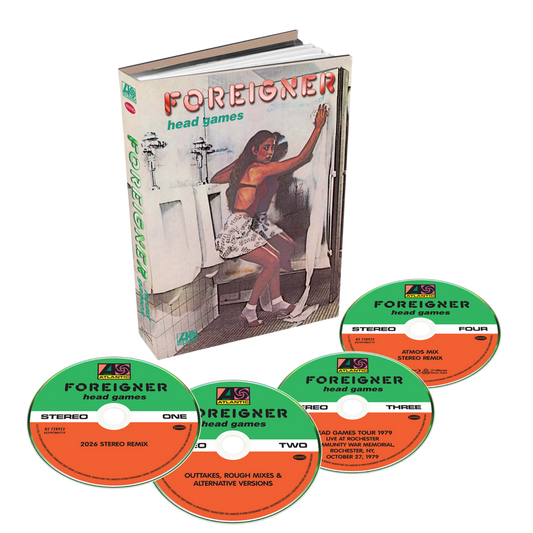 FOREIGNER - HEAD GAMES : 3CD + BR DELUXE EDITION - CD