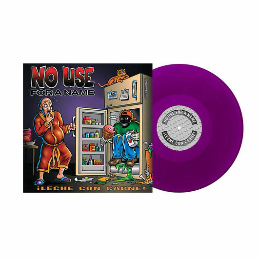 NO USE FOR A NAME - LECHE CON CARNE: GRAPE VINYL - LP