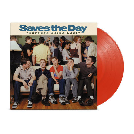 SAVES THE DAY - THROUGH BEING COOL: FLAME RED VINYL - LP