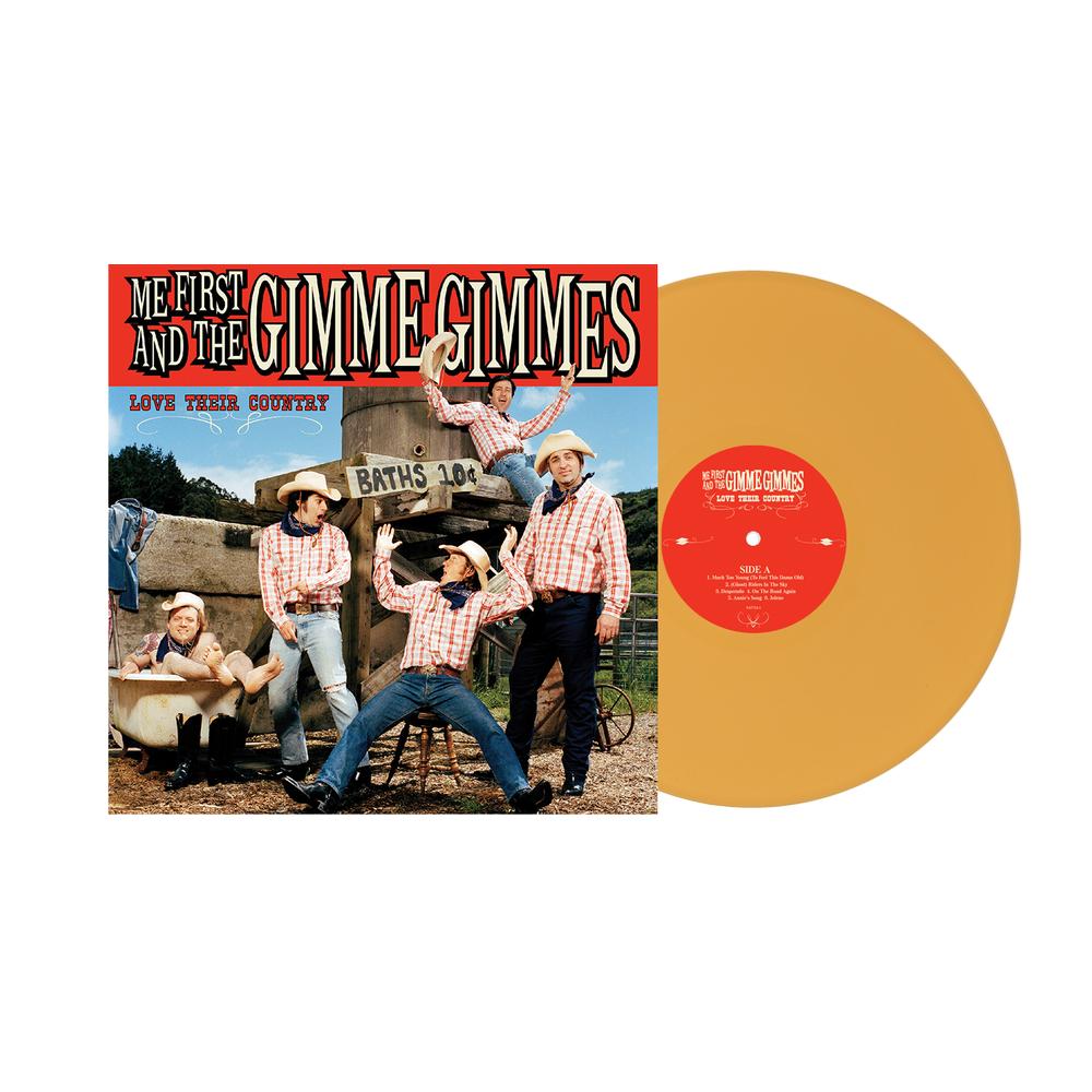 ME FIRST & THE GIMME GIMMES - LOVE THEIR COUNTRY: MUSTARD VINYL - LP