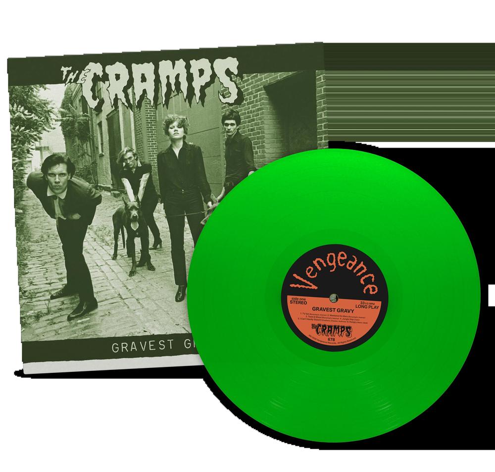 CRAMPS - GRAVEST GRAVY : GLOW IN THE DARK GREEN - LP