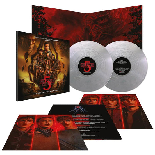 STRANGER THINGS - SEASON 5 [ORIGINAL SCORE) : SILVER VINYL - LP