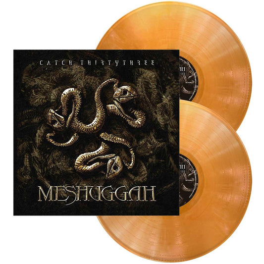 MESHUGGAH - CATCH THIRTYTHREE: GOLD/WHITE MARBLE - LP