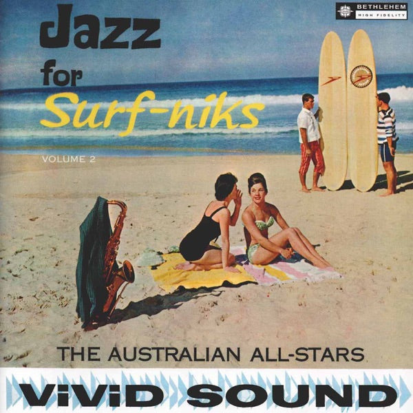 AUSTRALIAN ALL STARS W/DON BURROWS - JAZZ FOR SURF-NIKS + 1 - CD