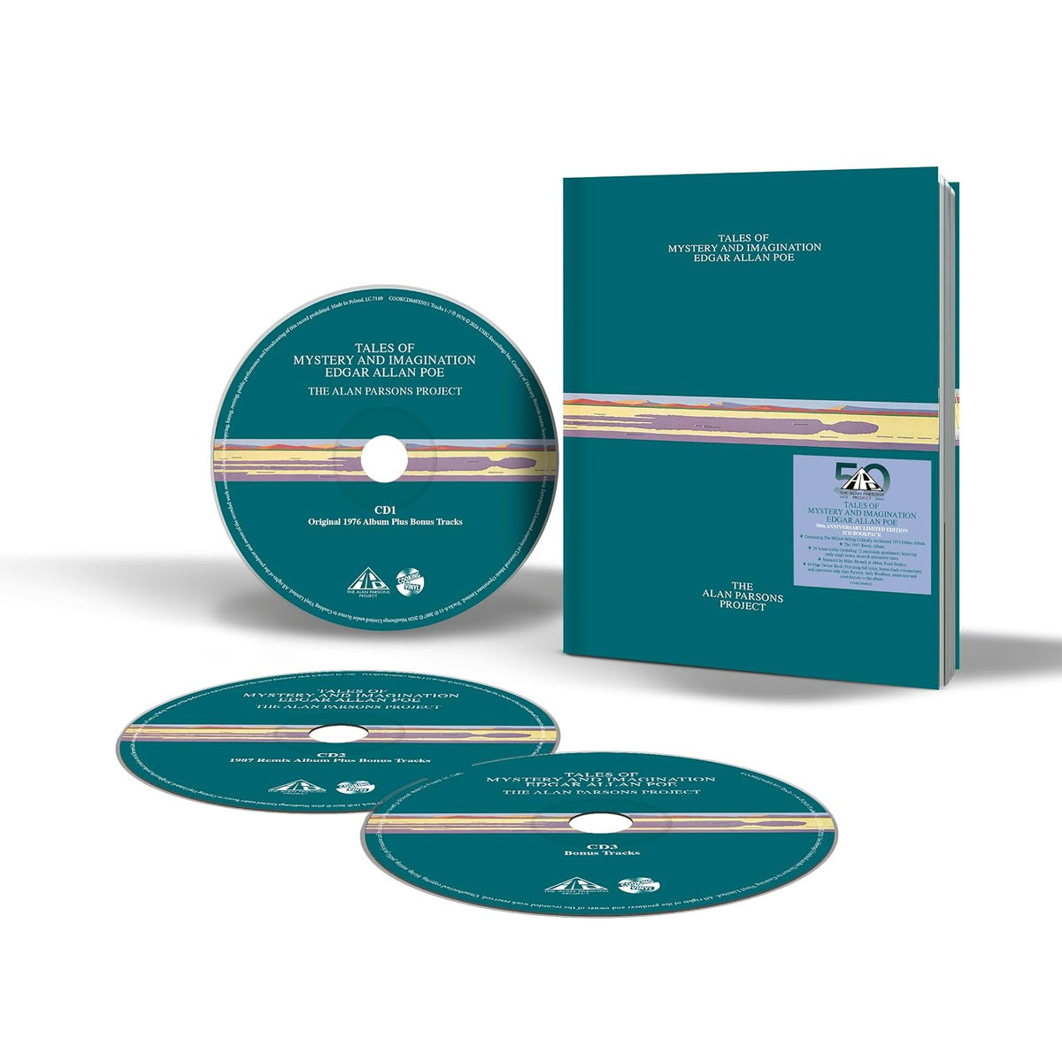 PARSONS, ALAN PROJECT - TALES OF MYSTERY & IMAGINATION : 3CD SET - CD