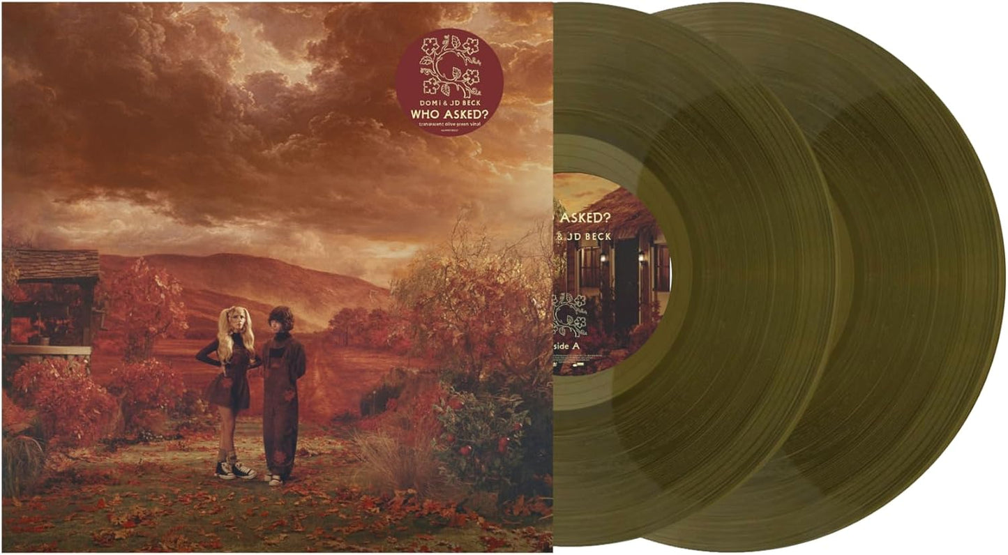 DOMI & JD BECK - WHO ASKED?: OLIVE GREEN VINYL (2LP) - LP