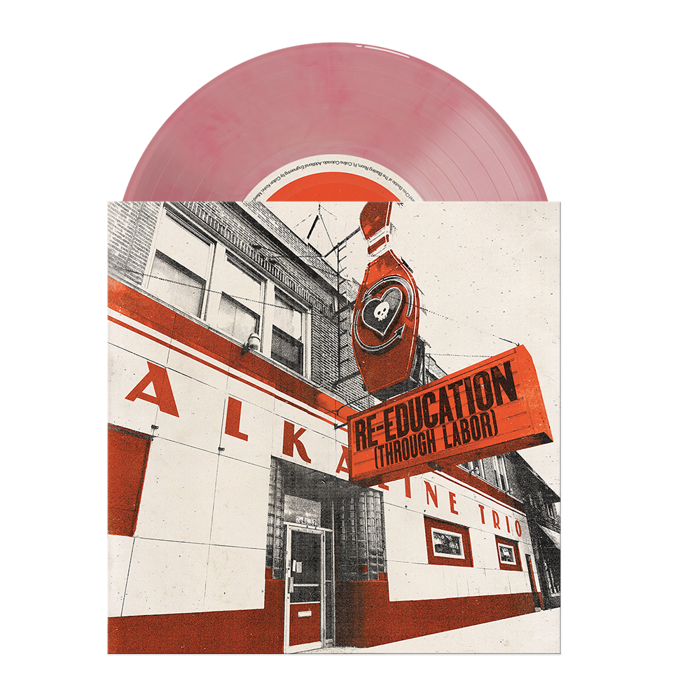 RISE AGAINST / ALKALINE TRIO - PRIVATE EYE/RE-EDUCATION: BLOSSOM VINYL - 7