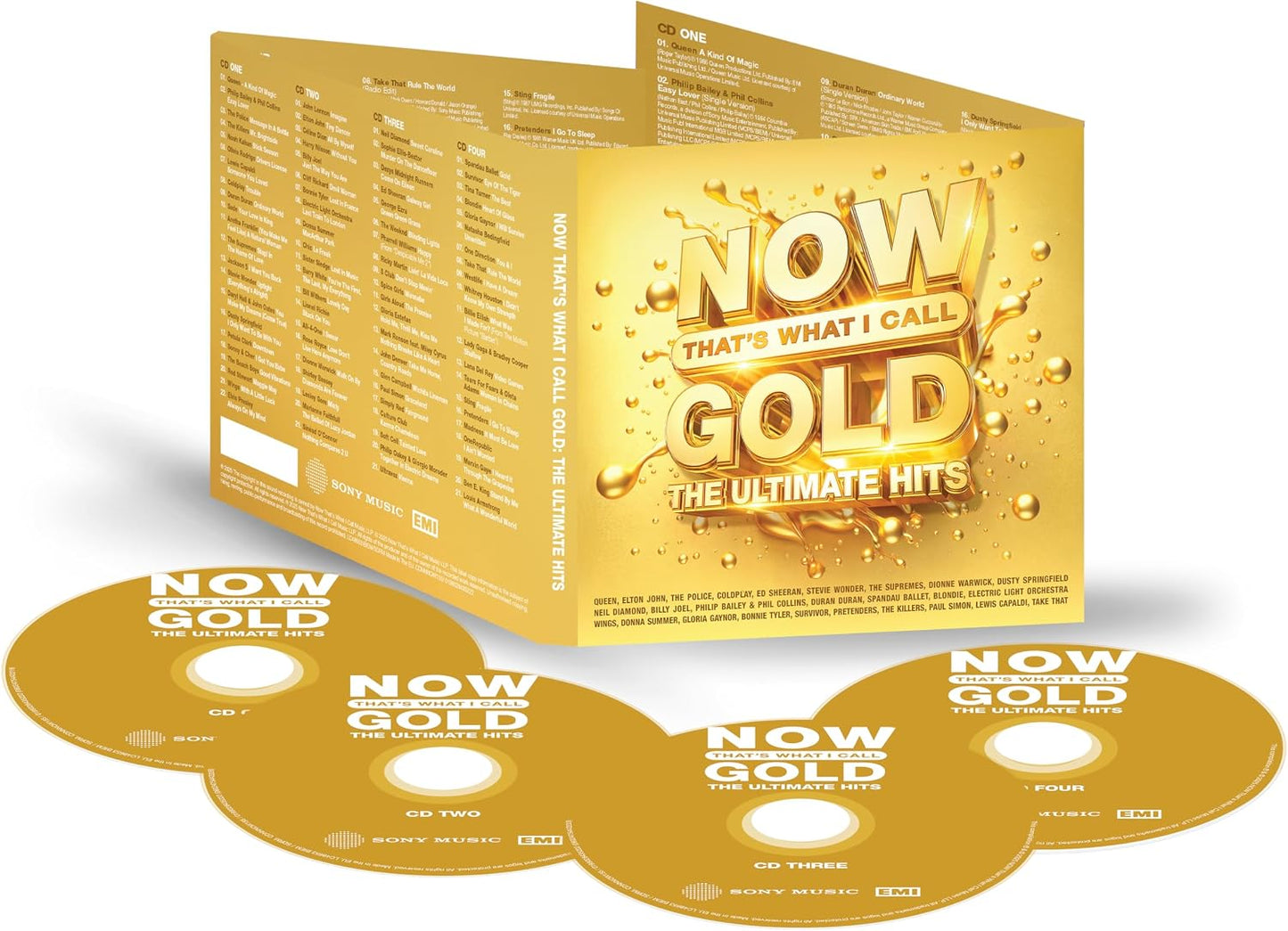 VARIOUS - NOW THAT'S WHAT I CALL GOLD : 4CD SET - CD