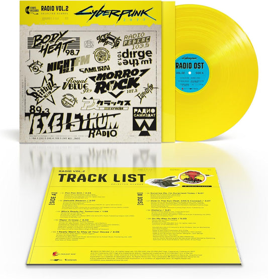 CYBERPUNK 2077 RADIO VOL 2 - SOUNDTRACK : YELLOW VINYL - LP