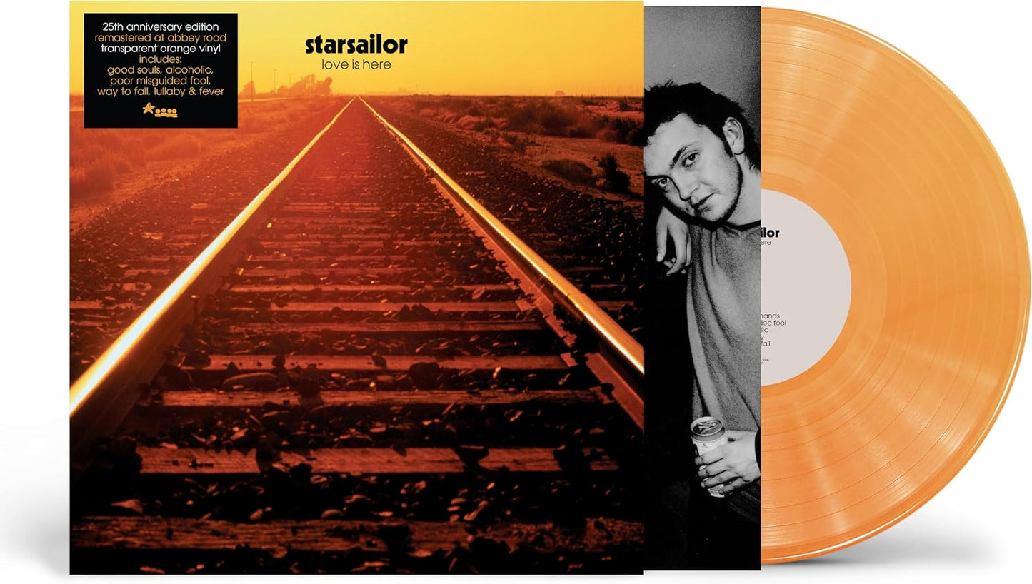 STARSAILOR - LOVE IS HERE : ORANGE VINYL (2026) - LP