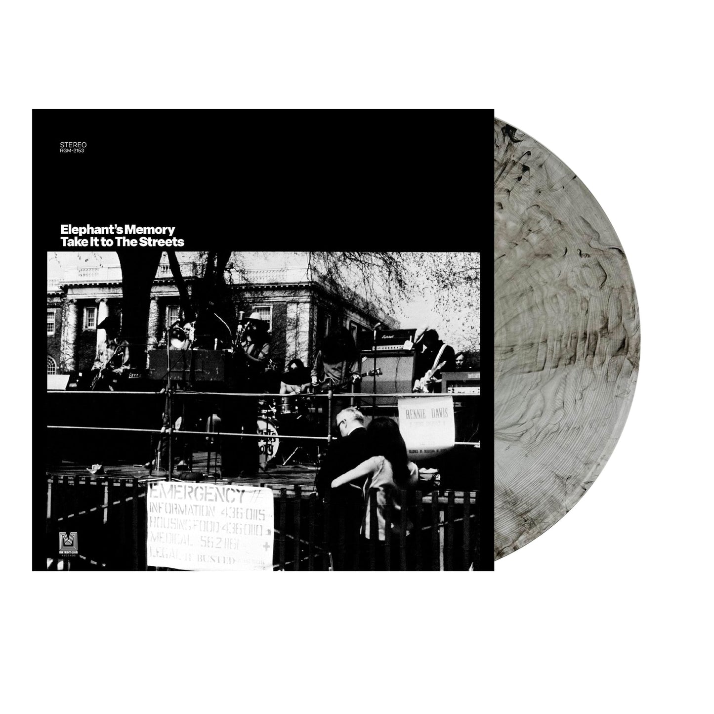 ELEPHANT'S MEMORY - TAKE IT TO THE STREETS: CLEAR/BLACK - LP