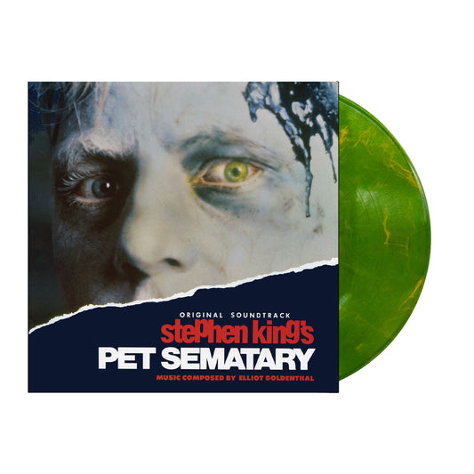 PET SEMATARY - SOUNDTRACK: GREEN W/ ORANGE SWIRL - LP