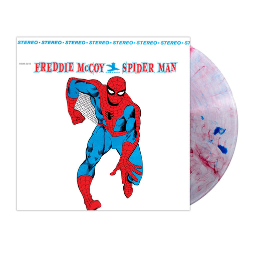 MCCOY, FREDDIE - SPIDER MAN: CLEAR W/ RED & BLUE SWIRL - LP