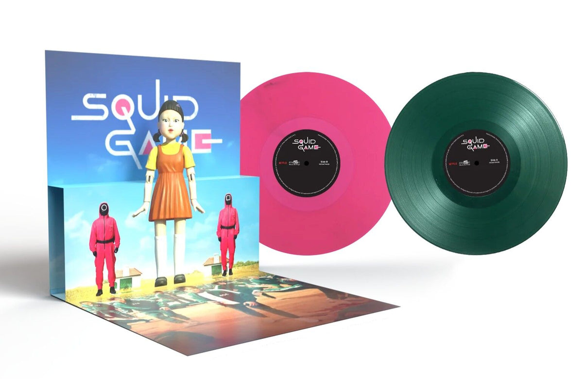 SQUID GAME - SOUNDTRACK : GREEN & PINK 2LP (180-GRAM) - LP