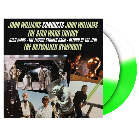 WILLIAMS, JOHN - CONDUCTS STAR WARS: 2LP GREEN/WHITE 45RP - LP