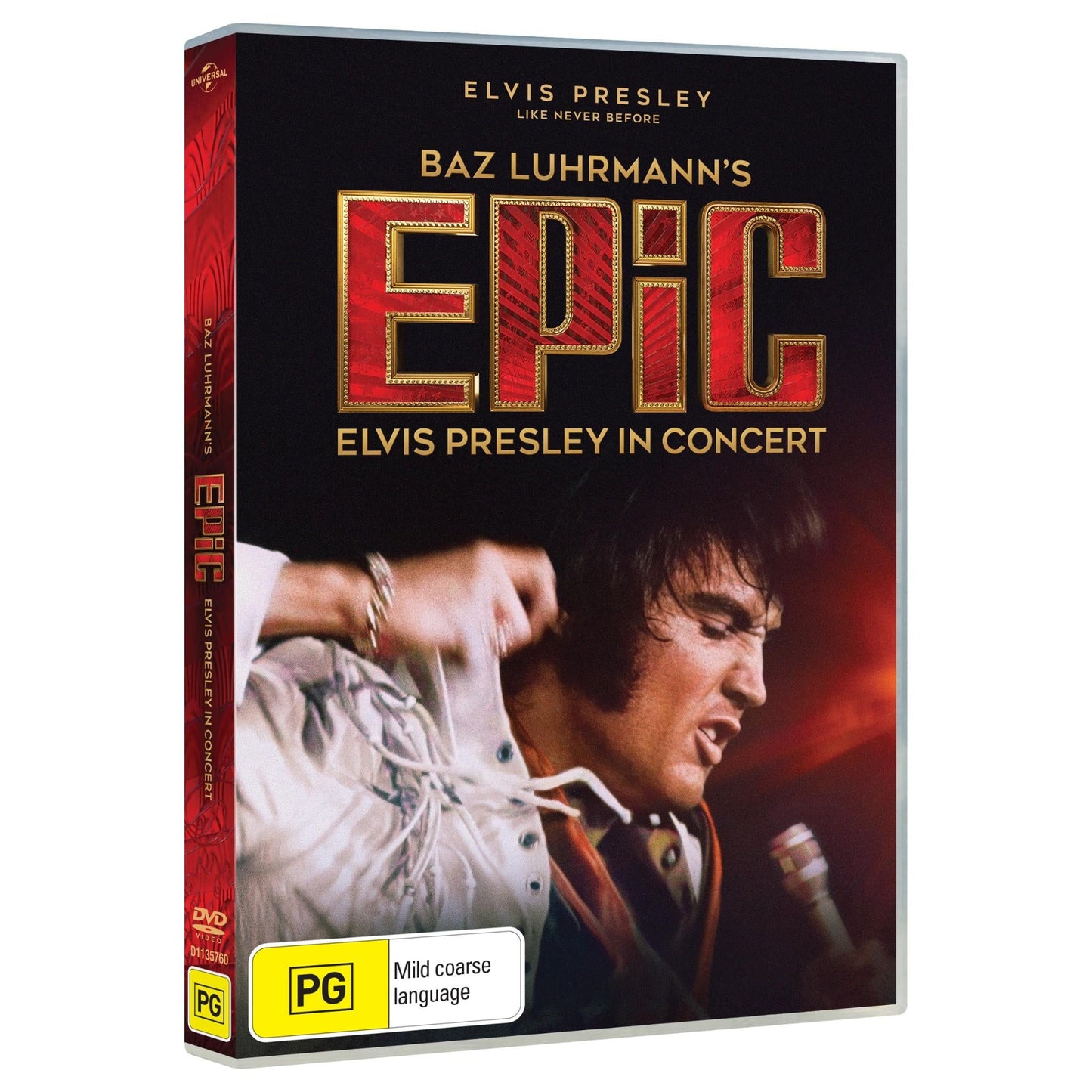 PRESLEY, ELVIS - EPIC : ELVIS PRESLEY IN CONCERT - DVD