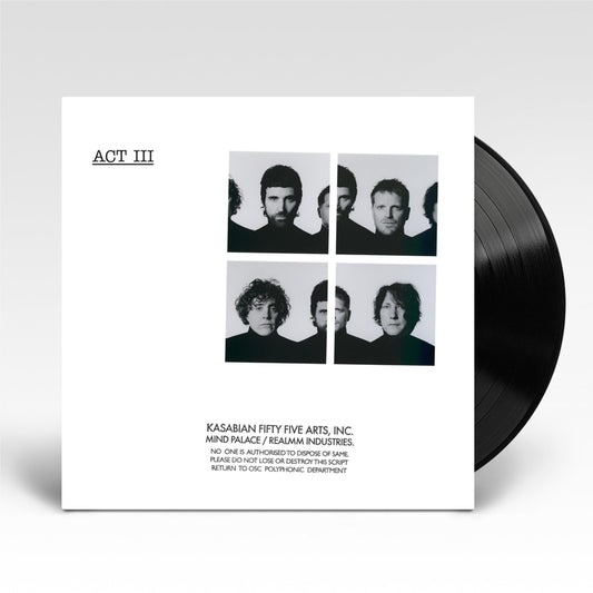 KASABIAN - ACT III: BLACK VINYL - LP