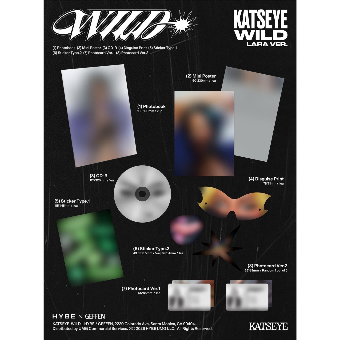 KATSEYE - WILD (EP): LARA VERSION - CD