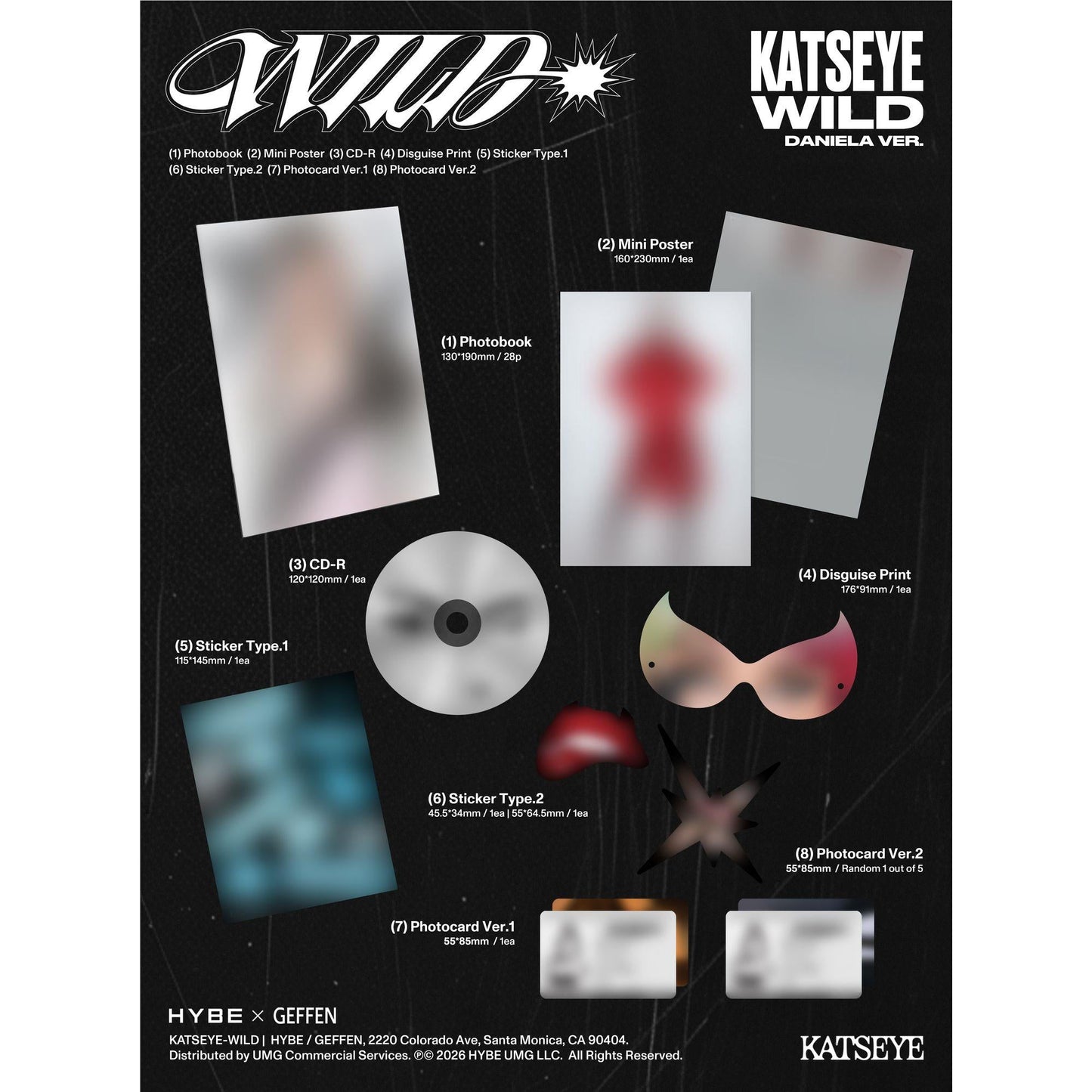 KATSEYE - WILD (EP): DANIELA VERSION - CD