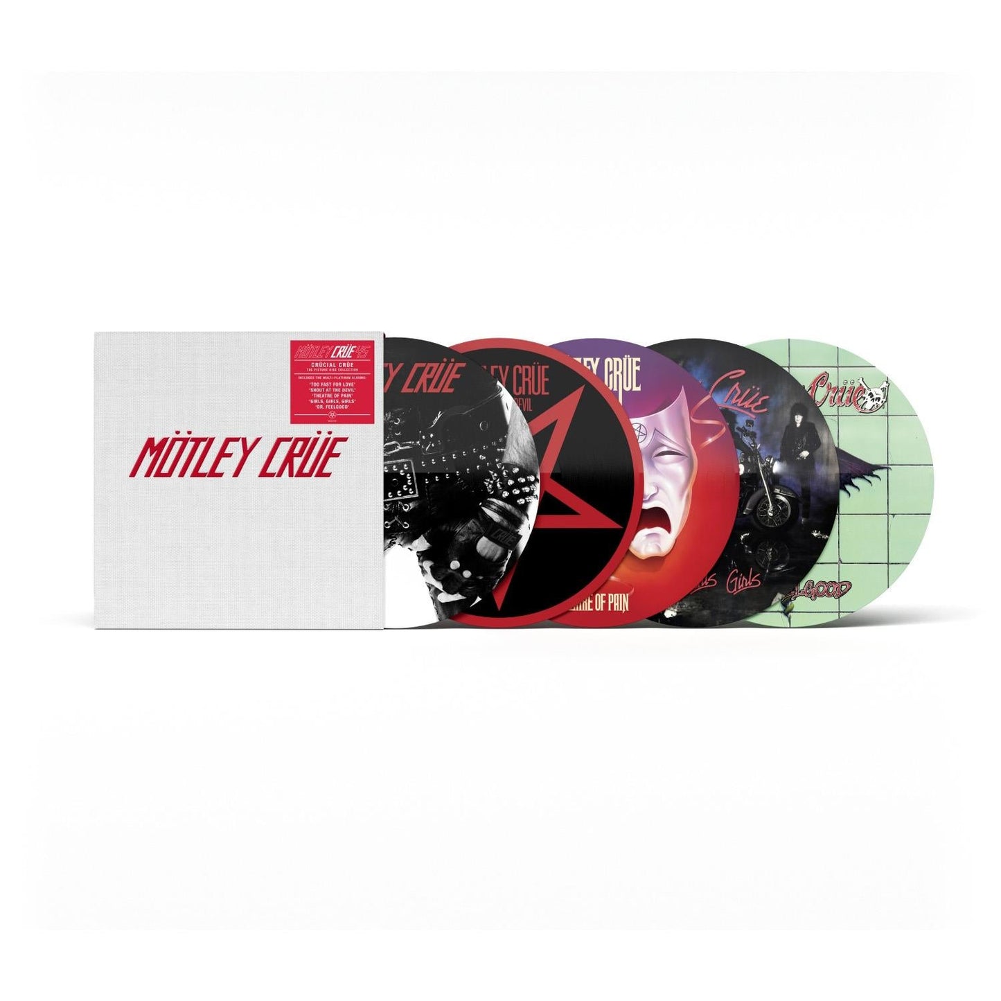 MOTLEY CRUE - CRUCIAL CRUE : STUDIO ALBUMS (5CD SET) - CD