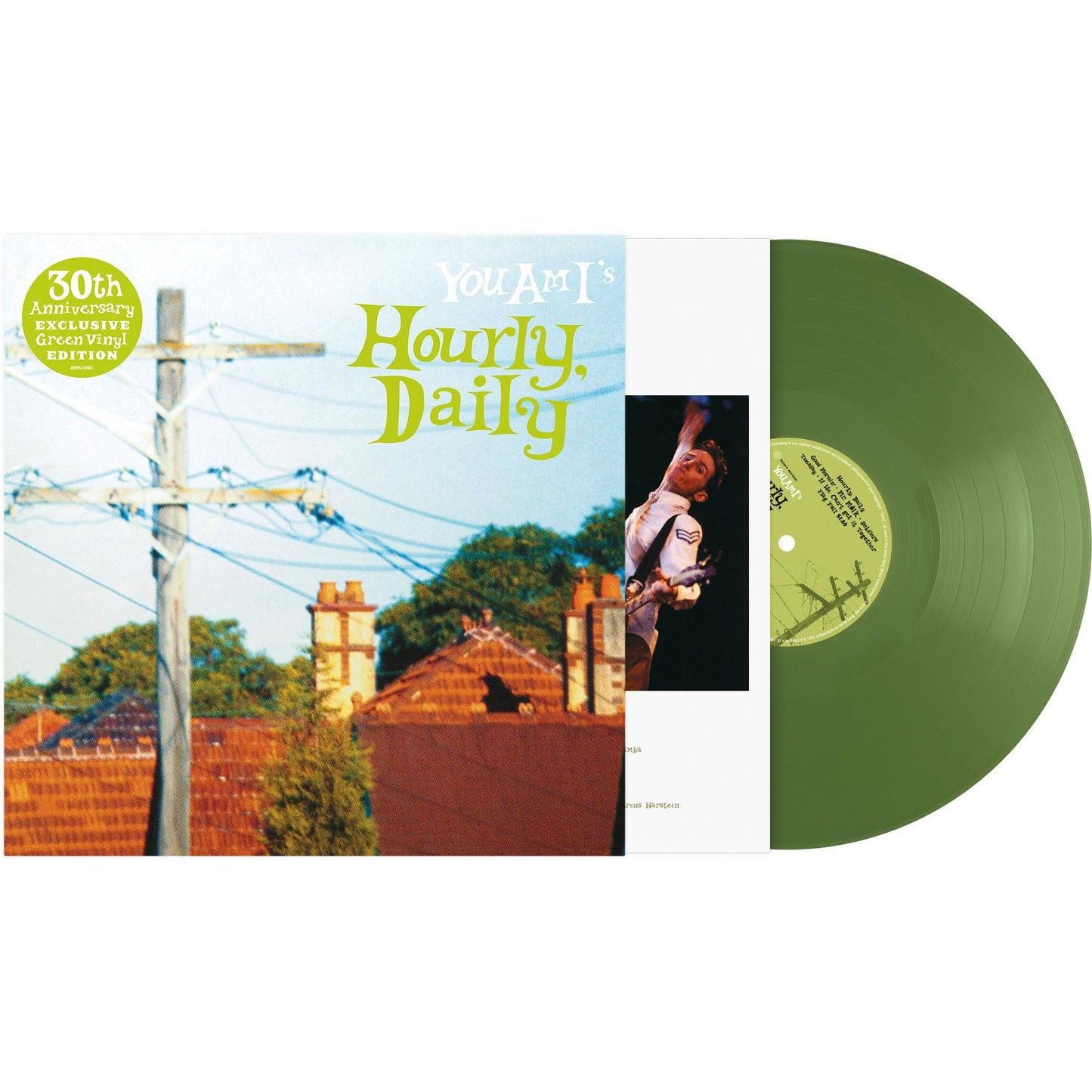 YOU AM I - HOURLY DAILY: OLIVE GREEN VINYL - LP