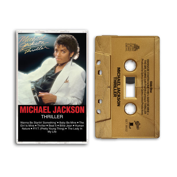 JACKSON, MICHAEL - THRILLER : GOLD METALLIC CASSETTE - CS