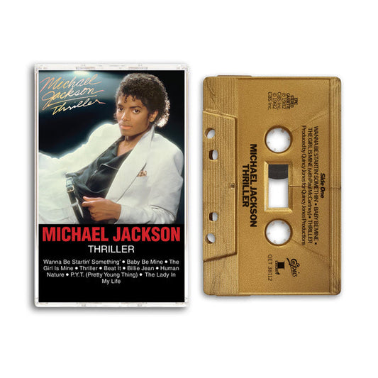 JACKSON, MICHAEL - THRILLER : GOLD METALLIC CASSETTE - CS