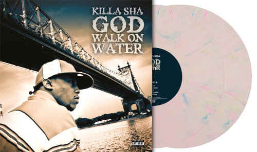 KILLA SHA - GOD WALK ON WATER: 2LP ROSE MARBLE - LP