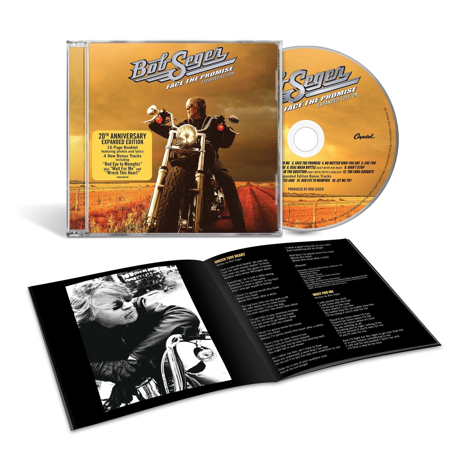 SEGER, BOB - FACE THE PROMISE : WITH 4 BONUS TRACKS - CD