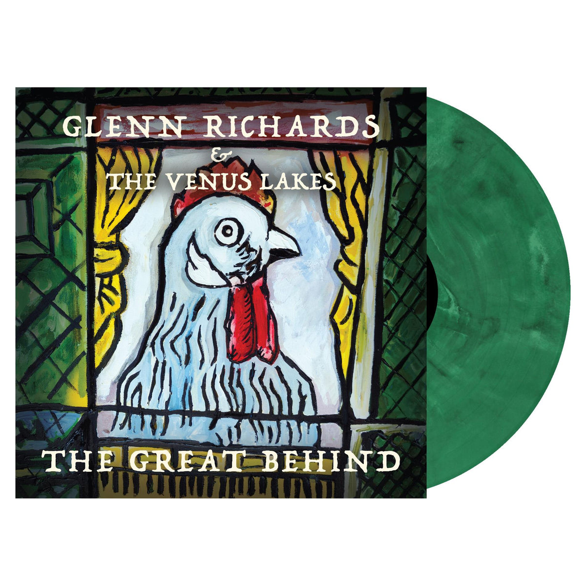 RICHARDS, GLENN / VENUS LAKES - GREAT BEHIND: JADE GREEN ECO VINYL - LP