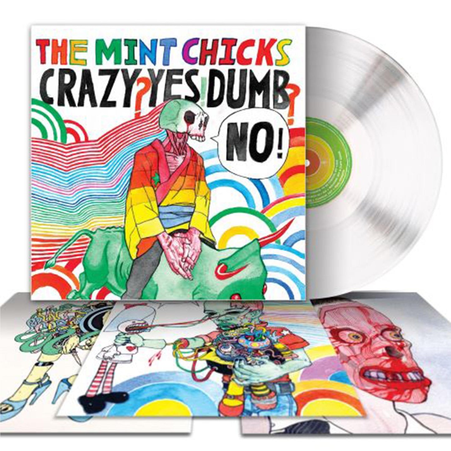 MINT CHICKS - CRAZY? YES! DUMB? NO! : WHITE VINYL - LP
