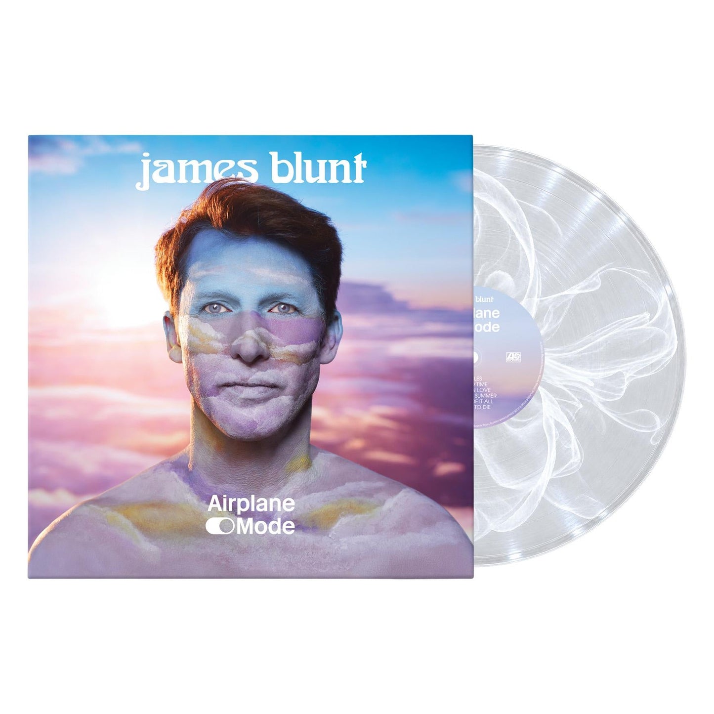 BLUNT, JAMES - AIRPLANE MODE : CLEAR & WHITE VINYL - LP