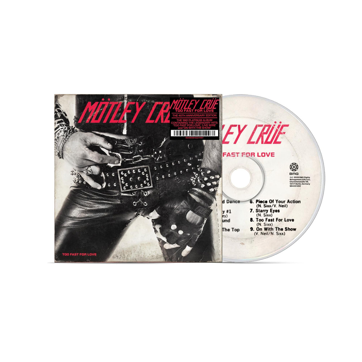 MOTLEY CRUE - TOO FAST FOR LOVE: 45TH ANNIVERSARY - CD