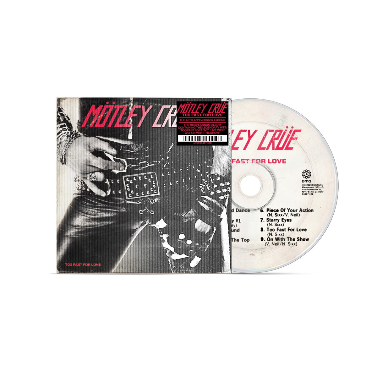 MOTLEY CRUE - TOO FAST FOR LOVE: 45TH ANNIVERSARY - CD