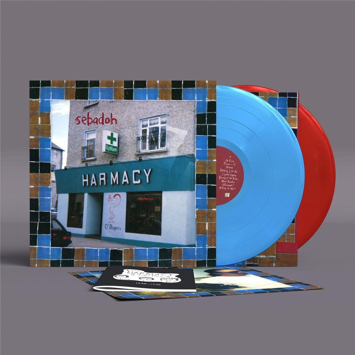 SEBADOH - HARMACY : DELUXE 2LP (RED & BLUE VINYL) - LP